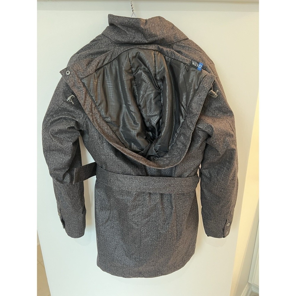 NFL Super Bowl The North Face Jacket Women Small Herringbone Belted Parka - Picture 11 of 16